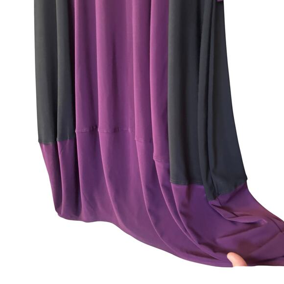 Comfy USA Purple and Black Boxy Cocoon Tunic Dress Size Medium - Picture 4 of 8